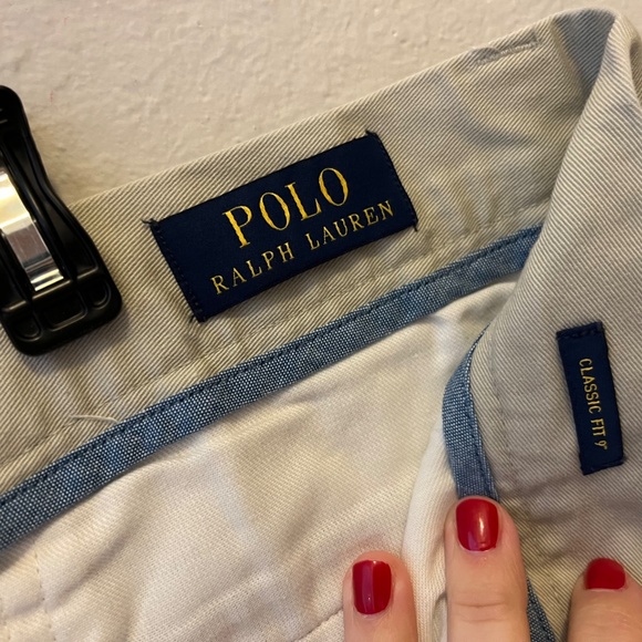 Polo Ralph Lauren Classic Fit 9" Men's Cotton Khaki Shorts, 35 EUC! - Picture 4 of 4